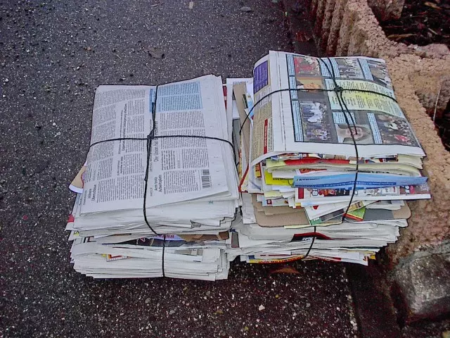 Altpapiersammlung nur in Treffelhausen & Schnittlingen